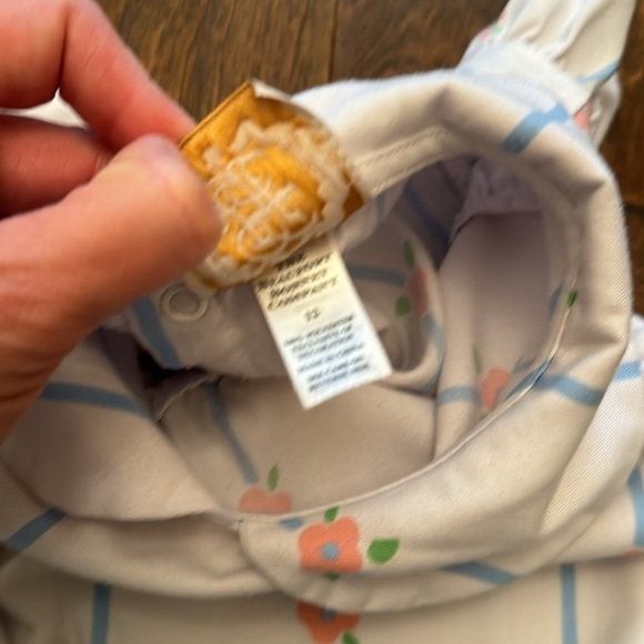 EUC TBBC Angel Sleeve Goldie Locks Gown - Savannah Sound Stripe - 12 listed as a - Picture 2 of 3